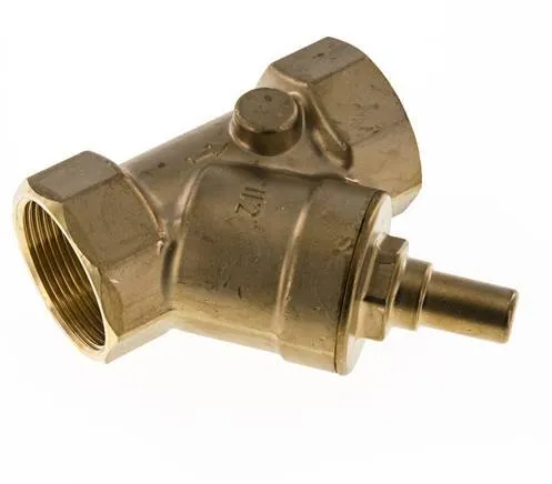 Rp 1-1/2'' Laiton Clapet Anti Retour En Y 10 Bar (145 Psi) FKM