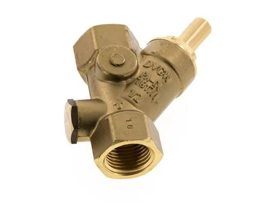 Rp 1/2'' Laiton Clapet Anti Retour En Y 16 Bar (232 Psi) NBR