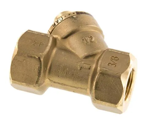 Rp 3/8'' Laiton Clapet Anti Retour En Y 10 Bar (145 Psi) NBR