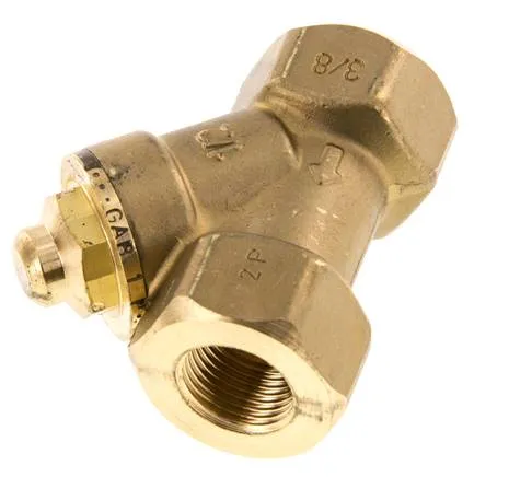 Rp 3/8'' Laiton Clapet Anti Retour En Y 10 Bar (145 Psi) NBR