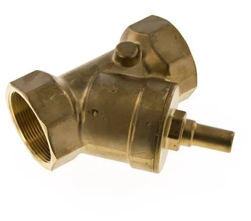 Rp 1-1/2'' Laiton Clapet Anti Retour En Y 16 Bar (232 Psi) FKM