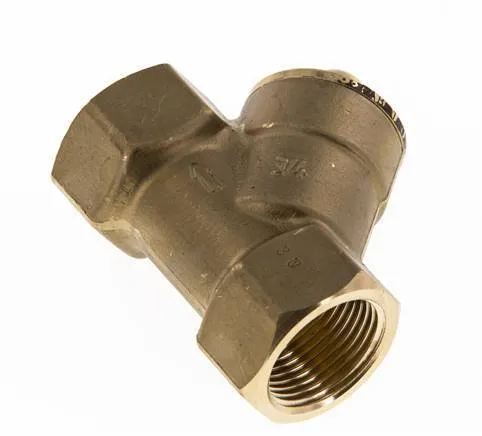 Rp 1-1/4'' Laiton Clapet Anti Retour En Y 16 Bar (232 Psi) FKM