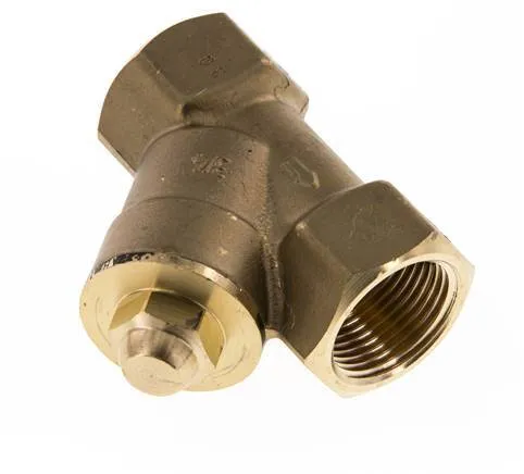 Rp 1-1/4'' Laiton Clapet Anti Retour En Y 16 Bar (232 Psi) FKM