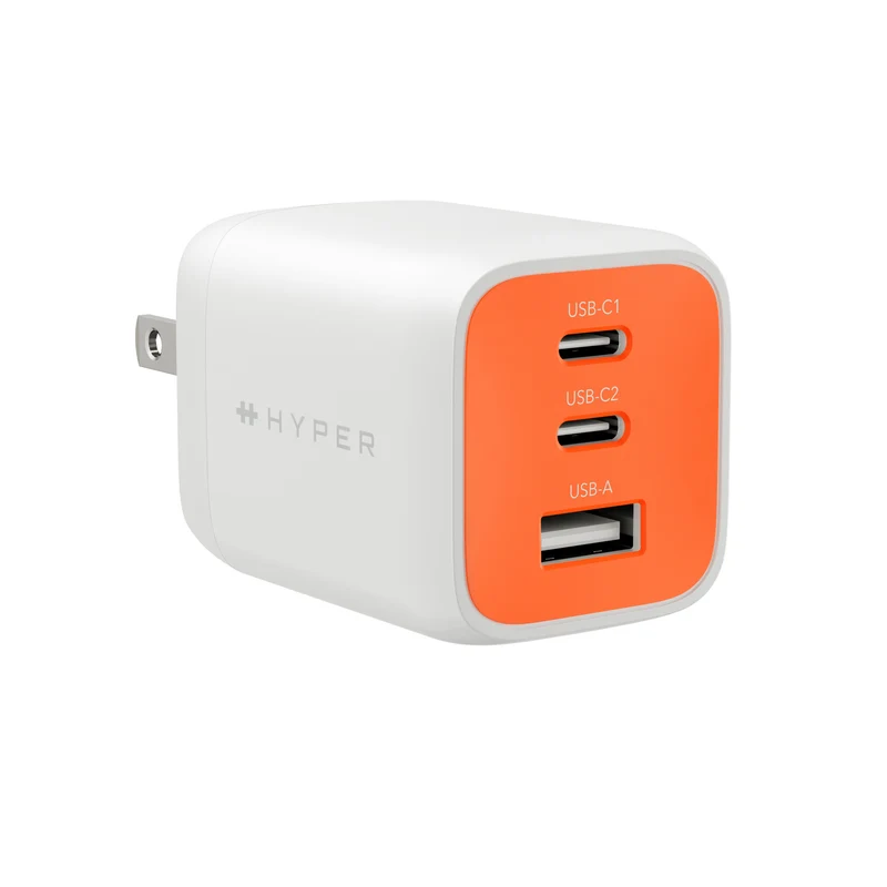 Chargeur mural HyperJuice Flex 65 W GaN - Orange