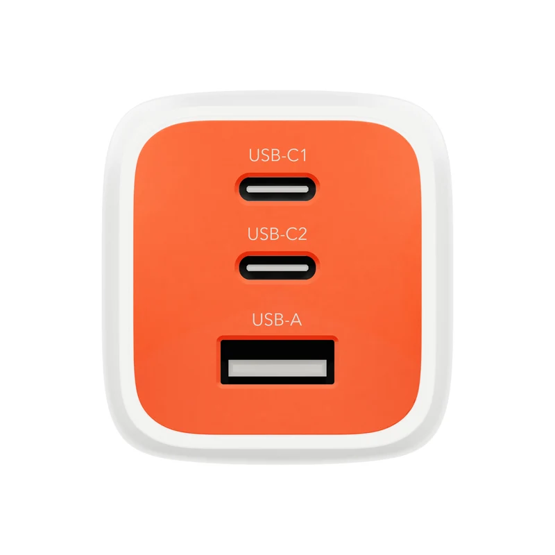 Chargeur mural HyperJuice Flex 65 W GaN - Orange