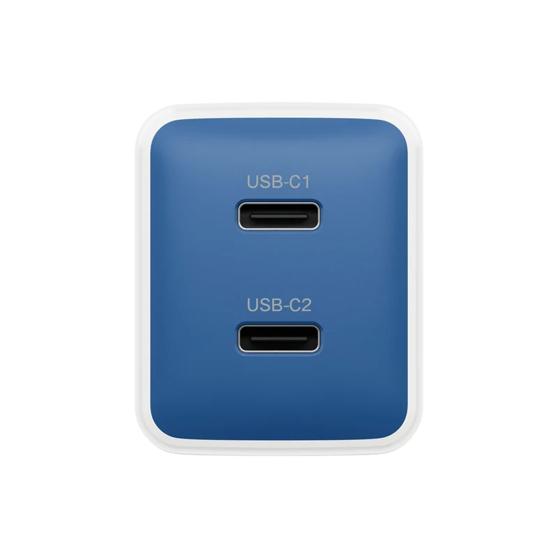 Chargeur mural HyperJuice Flex 45 W à technologie GaN - Bleu
