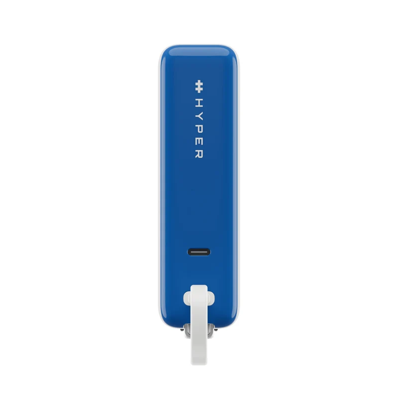 Mini-batterie externe et chargeur secteur HyperJuice® Flex USB-C 35 W - Bleu