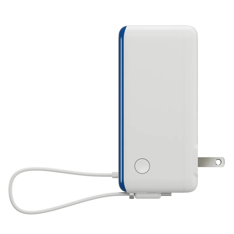 Mini-batterie externe et chargeur secteur HyperJuice® Flex USB-C 35 W - Bleu