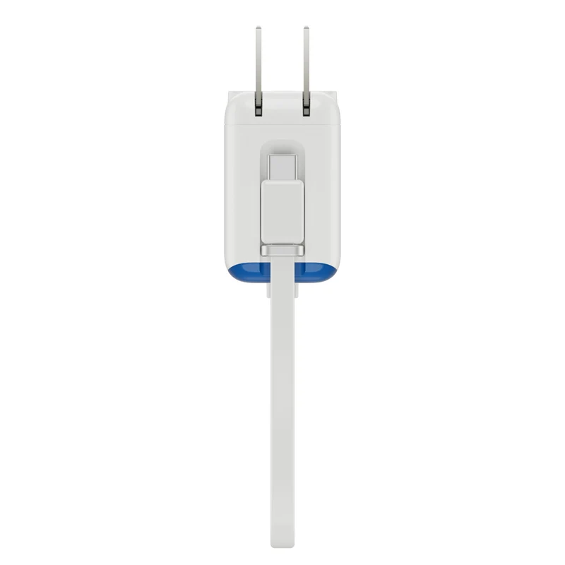 Mini-batterie externe et chargeur secteur HyperJuice® Flex USB-C 35 W - Bleu