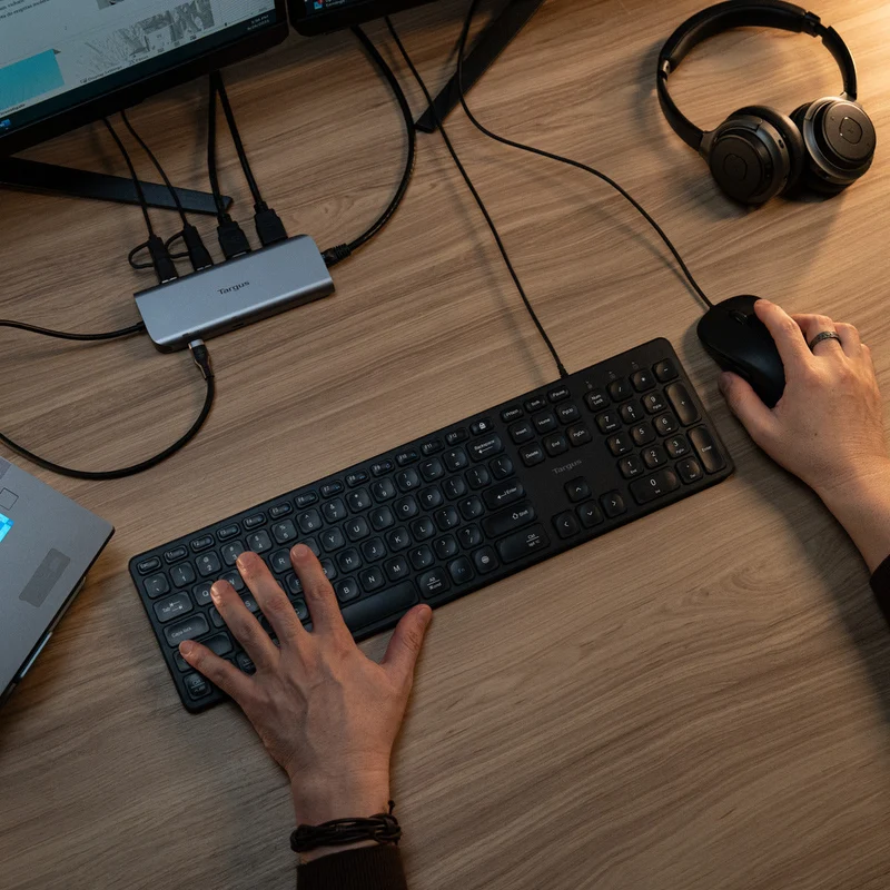 Ensemble clavier et souris filaires EcoSmart® de taille standard