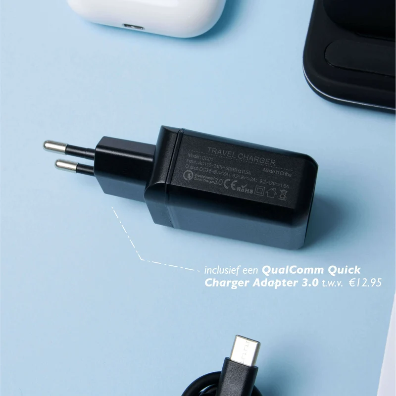 3-in-1 Draadloze oplader voor Apple en Android