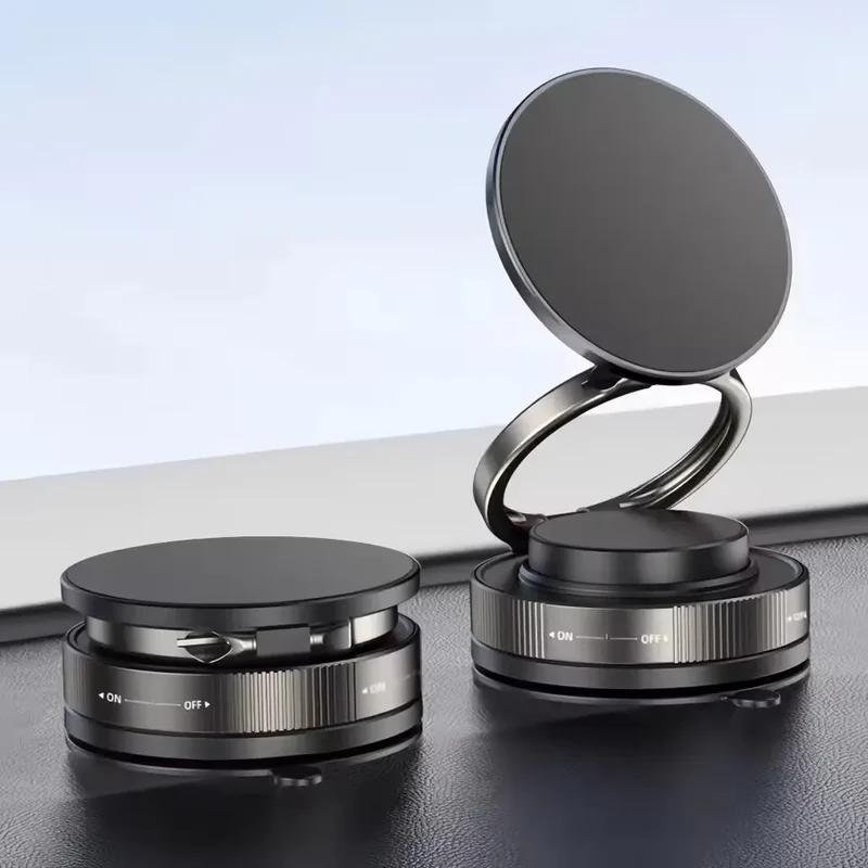 360° Rotating Magnetic Phone Holder, Foldable & Retractable, Universal Compatibility for iPhone 16/15/14/13/12, ABS Material