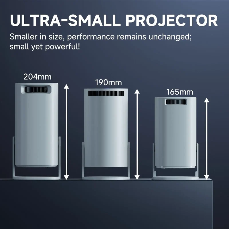 P30PRO Android 14 Smart Mini Projector WiFi6 BT 5.0 Supports 4K 1280 * 720P Supports Screen Mirroring Home Theater Projector
