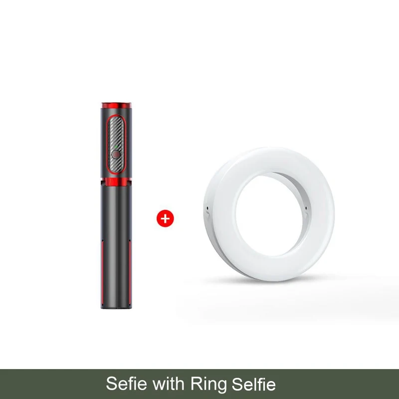 Wireless Bluetooth Selfie Stick Foldable Tripod Expandable