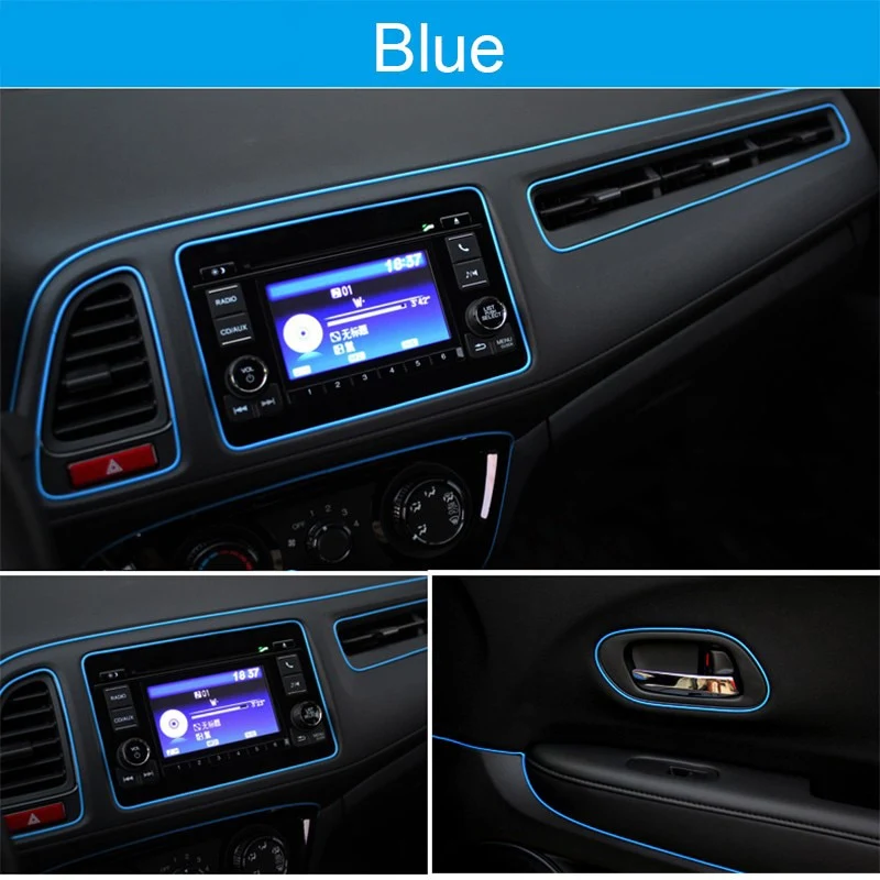 Universal Car Moulding Decoration Flexible Strips 5M/1M