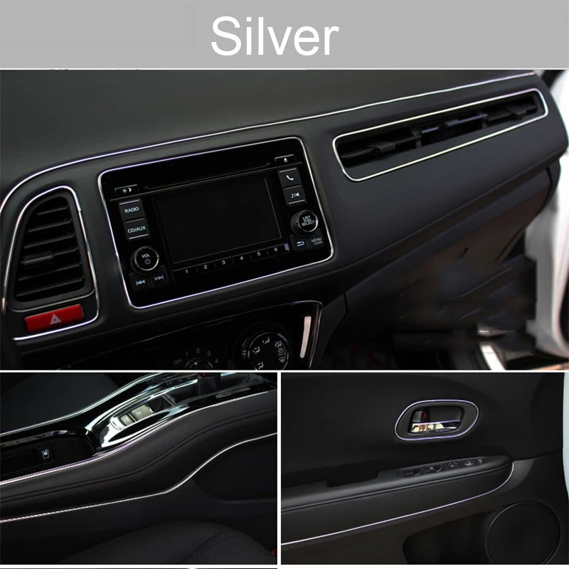 Universal Car Moulding Decoration Flexible Strips 5M/1M