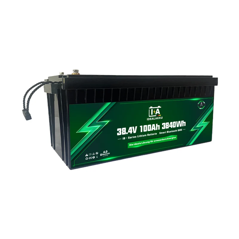 Batterie Lithium LiFePO4 36V 100Ah IDEALAKKU IB-36-100 – Remplacement AGM / Gel avec Bluetooth & BMS
