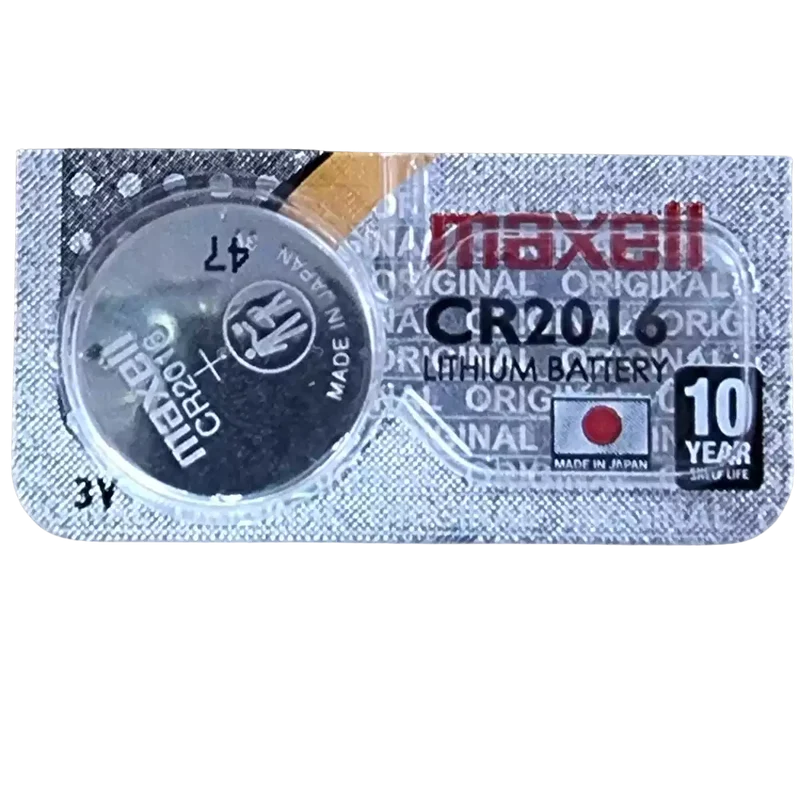 Pile CR2016 Maxell 3V lithium – DL2016 ECR2016 – Vendue à l’unité