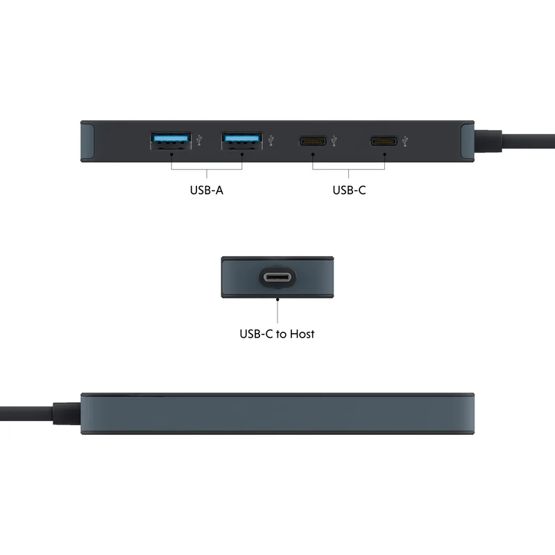 Hub combiné USB-C HyperDrive® Flex 4 ports