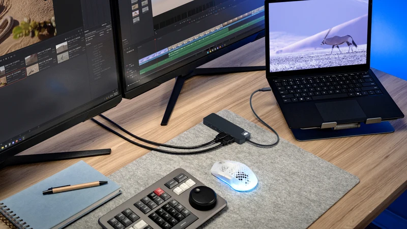 Station d'accueil HyperDrive® Flex 9 ports Dual 4K HDMI