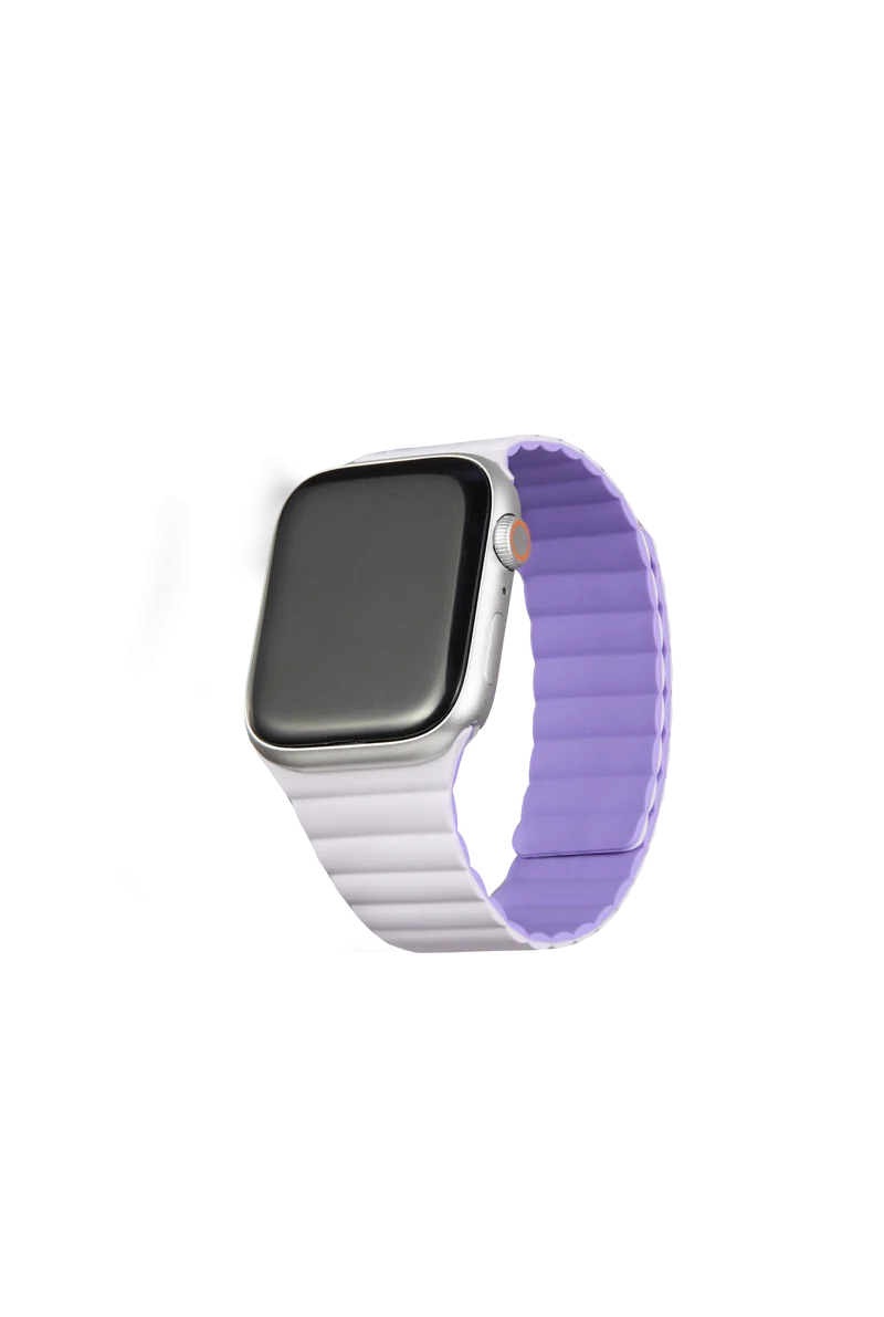 Bracelet magnétique réversible pour Apple Watch - Lavender/Pastel*