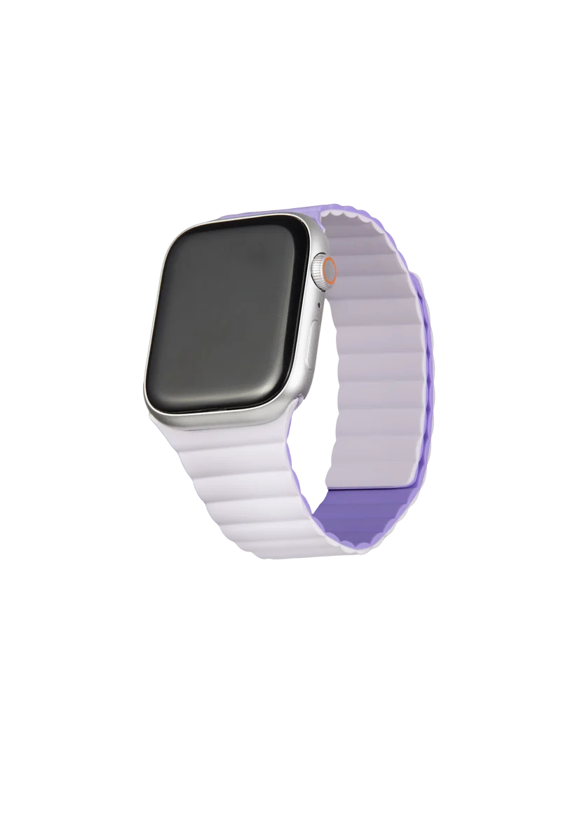 Bracelet magnétique réversible pour Apple Watch - Lavender/Pastel*