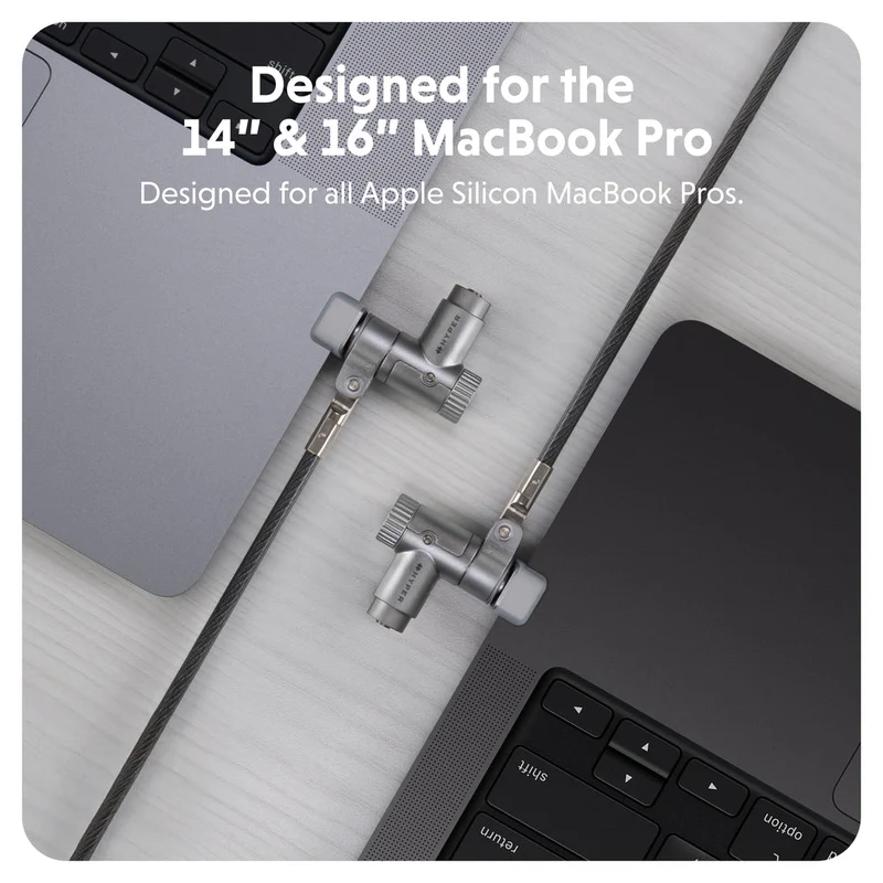 HyperShield MacBook Pro Master-Keyed Cable Lock (25-Pack)