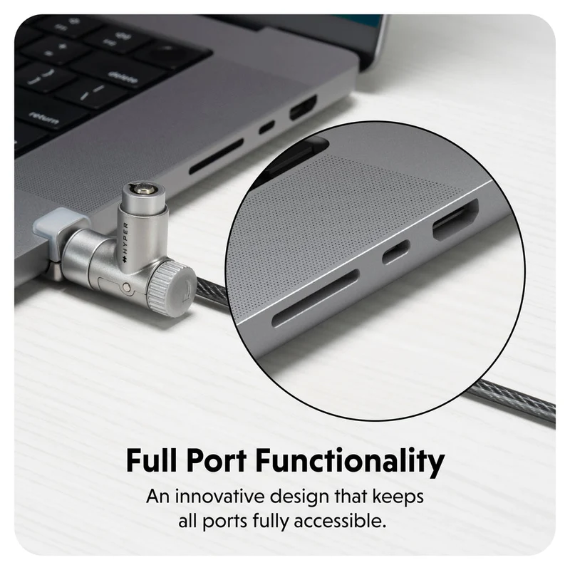 HyperShield MacBook Pro Master-Keyed Cable Lock (25-Pack)
