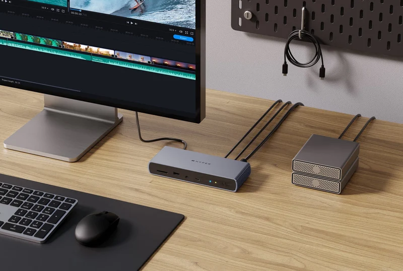 Station d'accueil HyperDrive Thunderbolt™ 4*