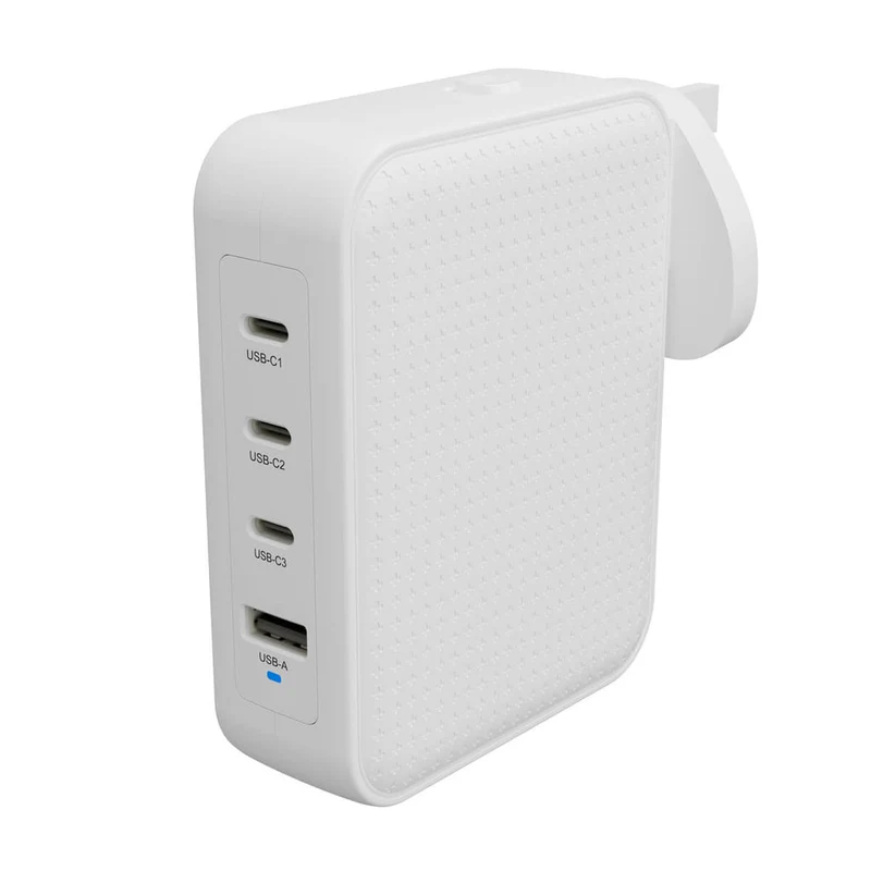 HyperJuice 145W GaN Charger with Travel Adapters (Chargeur GaN de 145W avec adaptateurs de voyage)