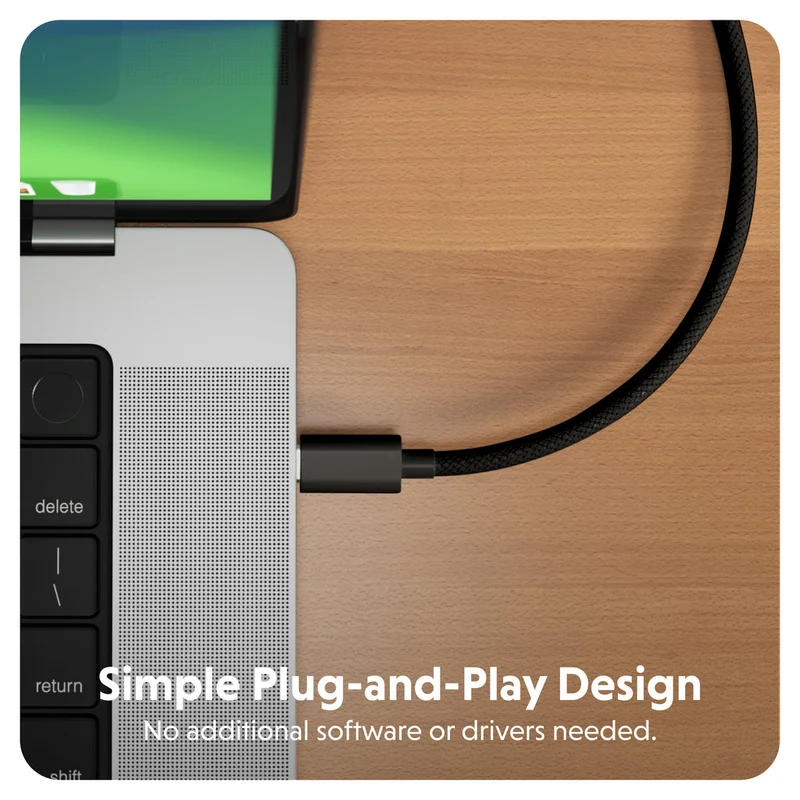 Câble HyperDrive USB-C vers HDMI 4K 60 Hz - Noir*