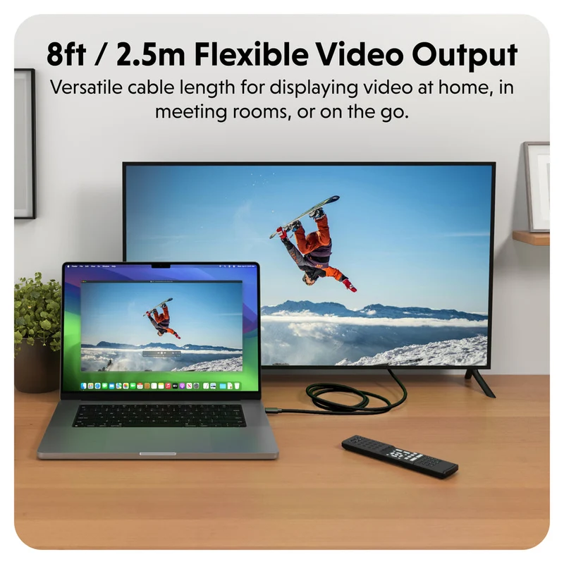 Câble HyperDrive USB-C vers HDMI 4K 60 Hz - Noir*