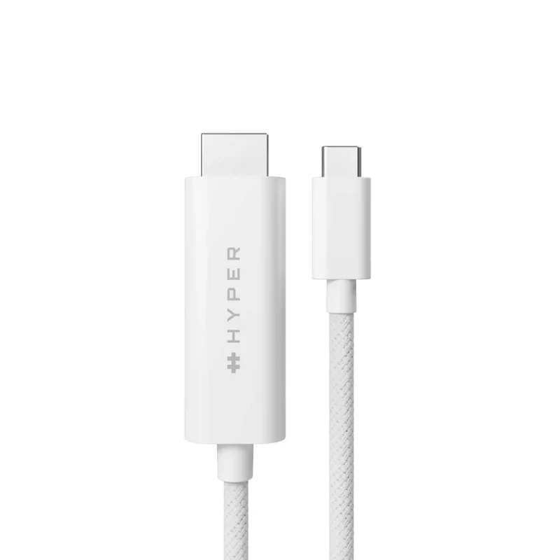 Câble HyperDrive USB-C vers HDMI 4K60Hz - Blanc