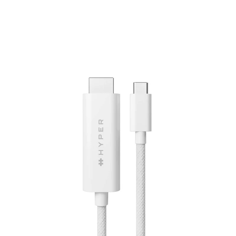 Câble HyperDrive USB-C vers HDMI 4K60Hz - Blanc