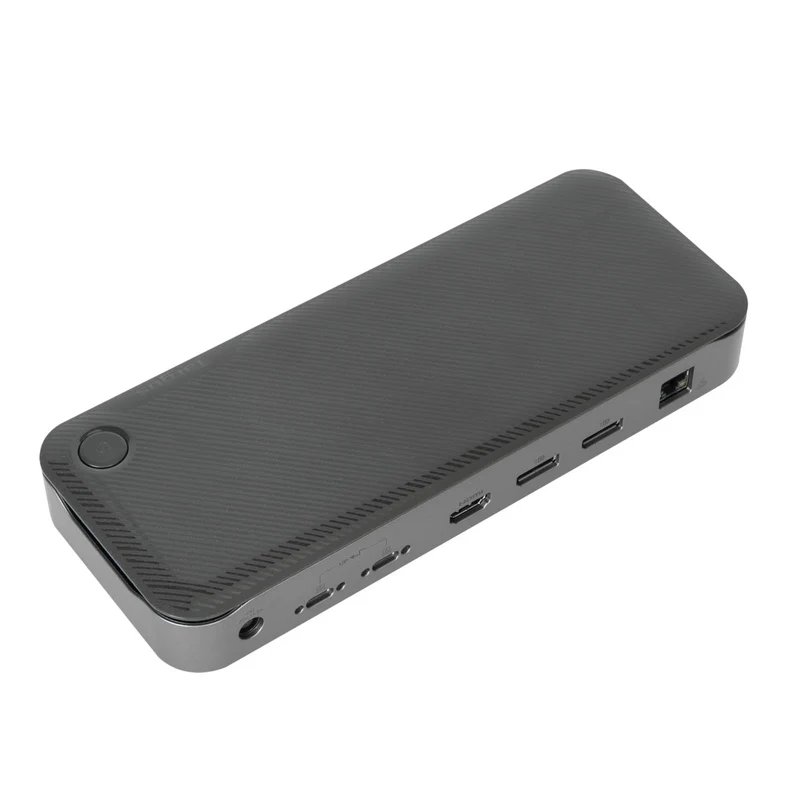 Station d'accueil KVM triple vidéo hybride USB-C® à double hôte avec double alimentation 100 W*