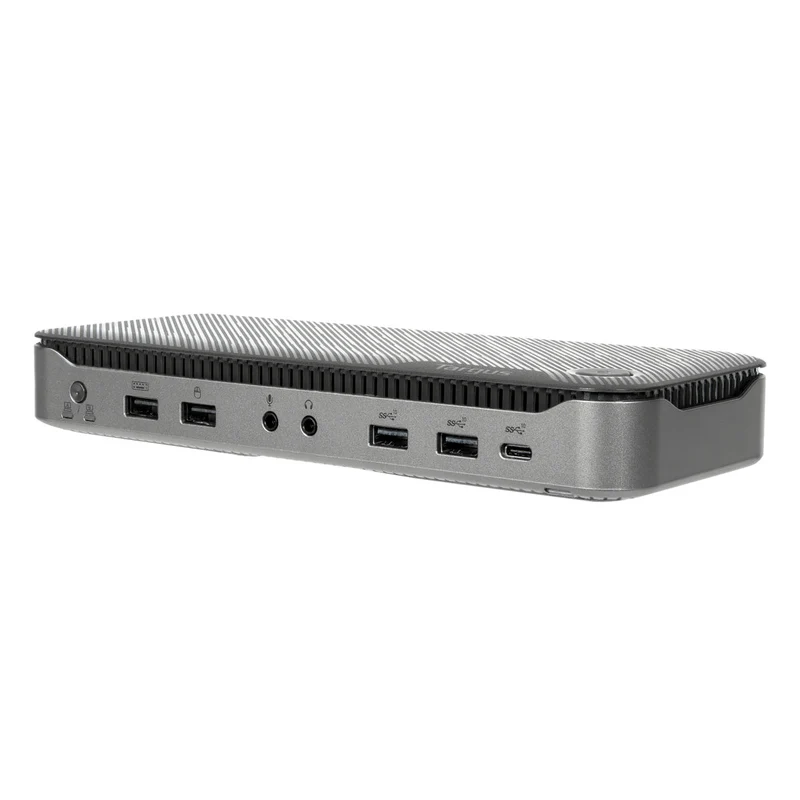 Station d'accueil KVM triple vidéo hybride USB-C® à double hôte avec double alimentation 100 W*