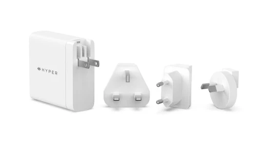 Chargeur HyperJuice 140W avec adaptateurs de voyage