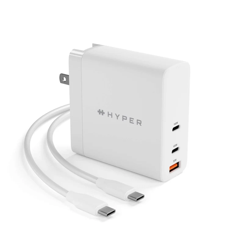 Chargeur HyperJuice 140W avec adaptateurs de voyage
