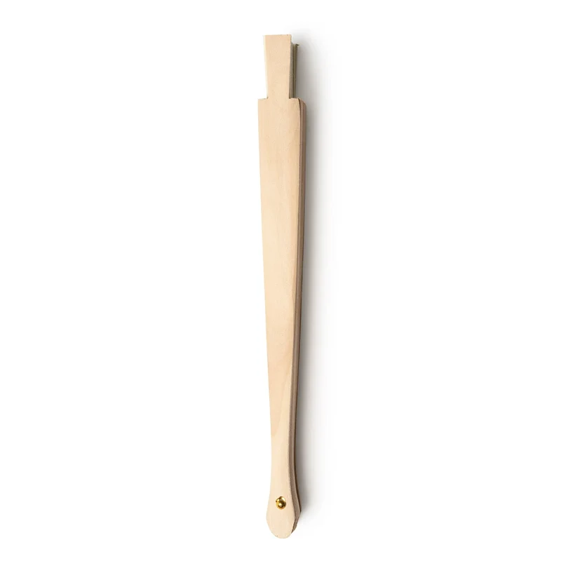 Éventail en Bois et Tissu RPET - Boîte Individuelle