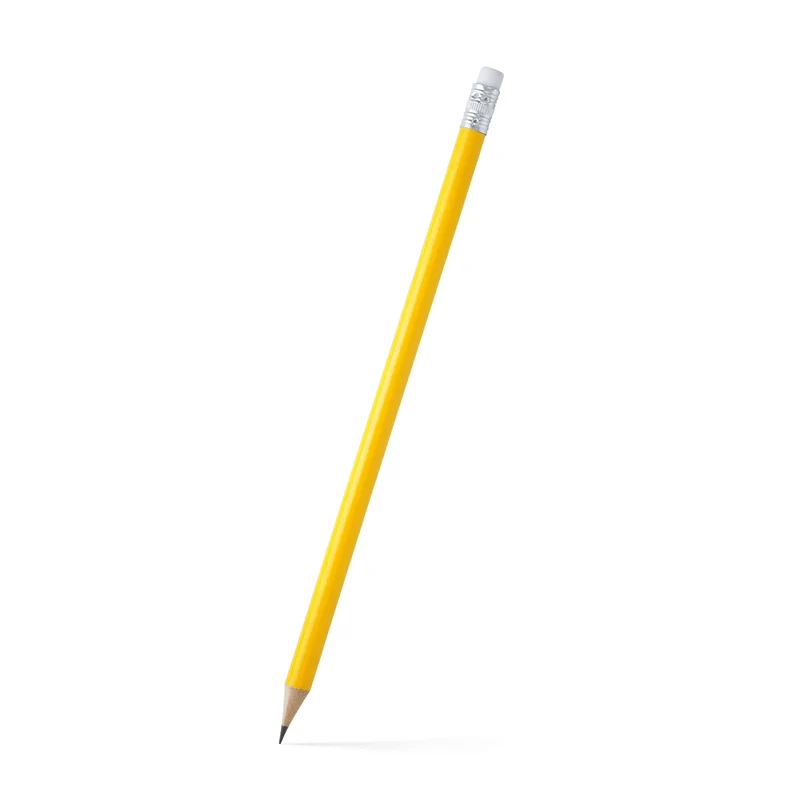 Crayon de Papier Bois avec Gomme - Idéal Dessin et Bureau