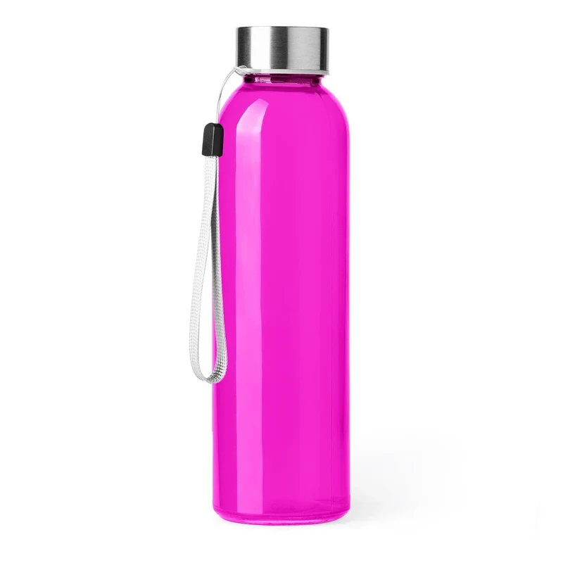 Gourde en Verre 500ml - Bouchon Inox et Sangle de Transport Intégrée