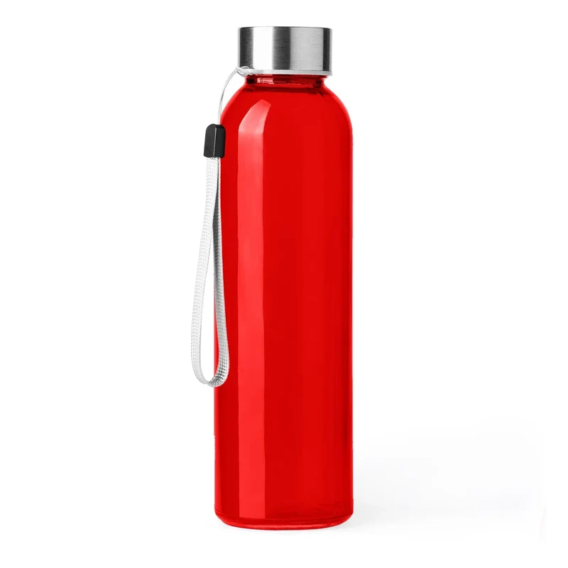 Gourde en Verre 500ml - Bouchon Inox et Sangle de Transport Intégrée