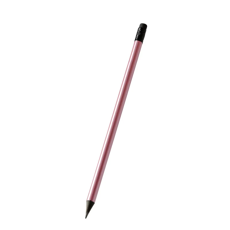 Crayon de Papier premium - Bois Noir Satiné avec Gomme