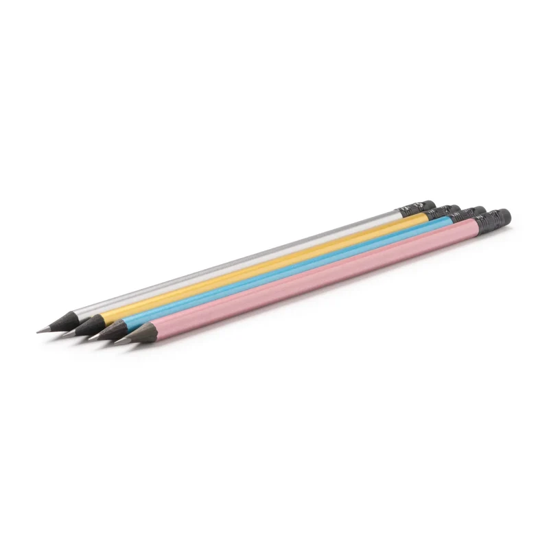 Crayon de Papier premium - Bois Noir Satiné avec Gomme
