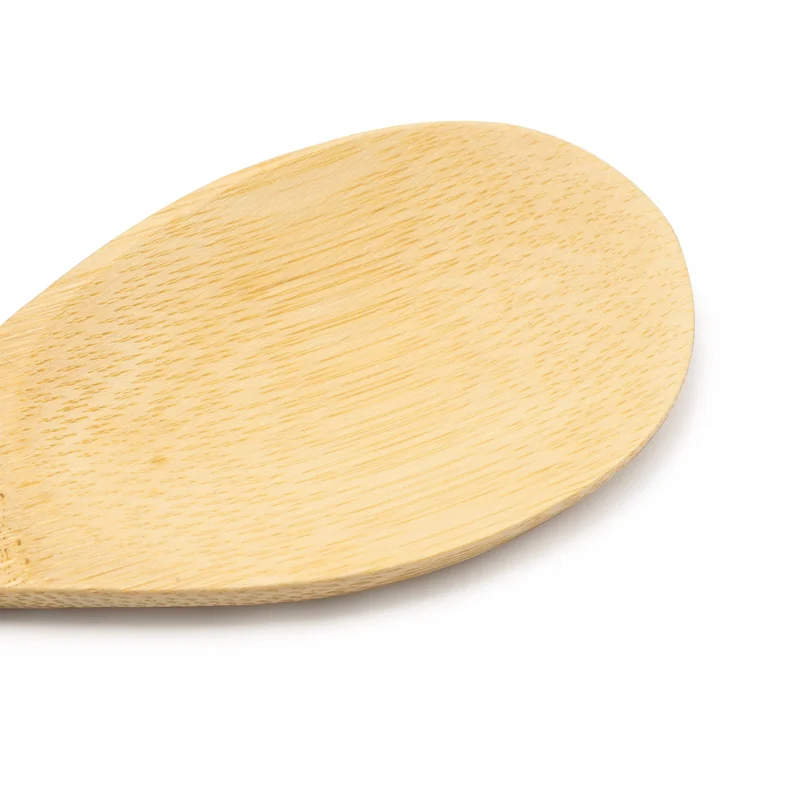 Cuillère de Cuisine en Bambou Naturel - Ustensile de Service Durable