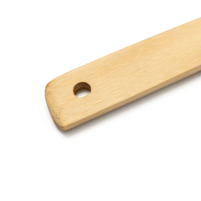 Cuillère de Cuisine en Bambou Naturel - Ustensile de Service Durable