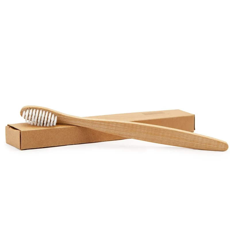 Brosse à Dents en Bambou Biodégradable - Poils Souples sans BPA