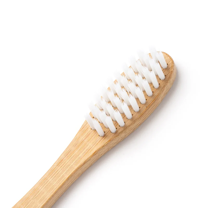 Brosse à Dents en Bambou Biodégradable - Poils Souples sans BPA
