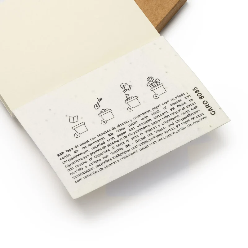 Carnet à Graines Plantable - Papier Recyclé