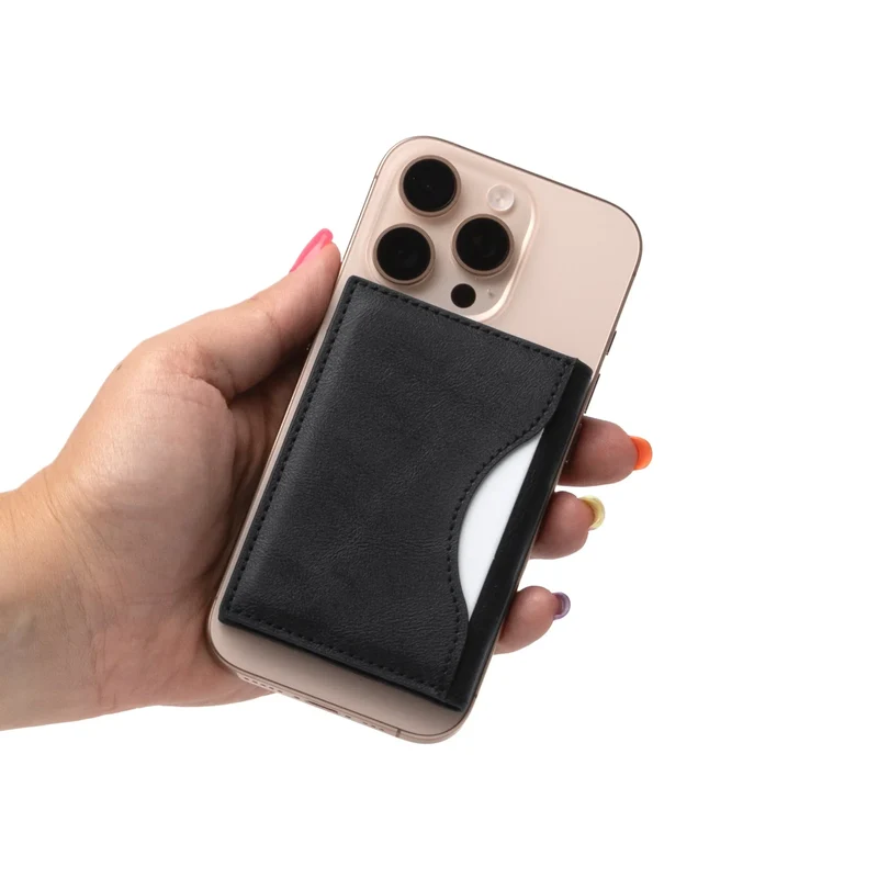 Porte-cartes Magnétique cuir PU recyclé - Accessoire Smartphone
